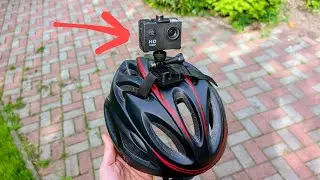 How to Mount on Helmet - Sports Action Camera 1080p Full HD