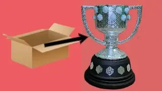 How to make La liga champion trophy #laliga #spainlaliga 