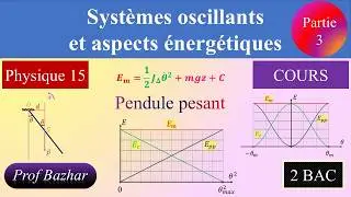 cours Systèmes oscillants et aspects énergétiques : pendule pesant 2bac SP SM biof partie 3