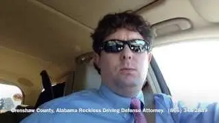 Crenshaw County, Alabama Reckless Driving Attorney - Lawyer for Crenshaw County, AL Reckless Driving