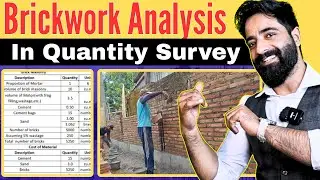 Brick Analysis in Quantity Survey | Step-by-Step Rate Analysis
