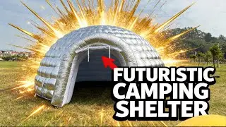 Setting Up a Dome Tent&hellip; The Final Look Is INSANE 😳