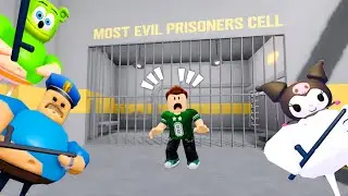 BARRY, KUROMI & GUMMY BEAR  ESCAPE PRISON 😱 | Prison Run OBBY | ROBLOX