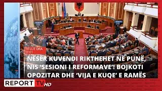 Report TV- Titujt kryesorë të lajmeve ora 17:00 (18.01.2026)