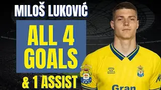 Milo&scaron; Luković - ALL 4 GOALS & ASSISTS FOR UD LAS PALMAS | Skills & Highlights
