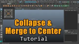 The Maya Toolbelt - Collapse & Merge to Center (Maya 2023)