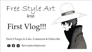 Freestyleart vlog #1 #freestyleart #vlog #diy #art #sketch #bookmark #tutorial #random