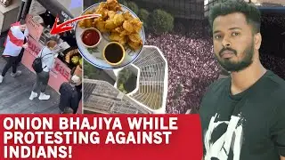 100K Protesters, 1 Bhaji&mdash;London Ka Most Ironic Viral Video