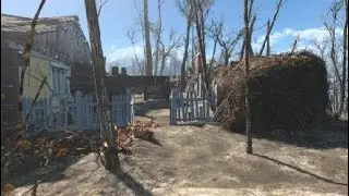 Fallout 4 Sanctuary Junk Wall no mods