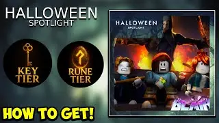 Как получить значки рун и ключей в Блэре! (Roblox Halloween Spotlight)