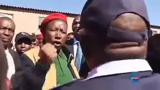Malema Says South African police are weak and scared