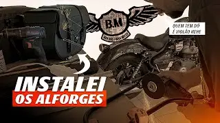 Gambiarra, n&atilde;o... ajuste t&eacute;cnico | Instalando os Alforges Bolsas Para Moto #supermeteor650