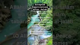 🌙 Powerful Supplications After Salah (Step-by-Step Duʿā Guide)