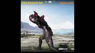 BGMI | DARK ASSASSIN SET ❤️ EMOTE #trending  #mythic_outfit #classic_crate  #emote #bgmi