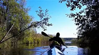 Kanutour auf der Schwaanhavel bis zum Plaetlinsee. Wesenberg,  Rheinsberg, Kanuwoche Tura-Kanusport.