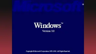 Let's take a look at Windows 3.0!