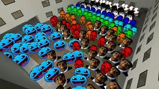 One Man vs 1000 Bots | Garry's mod Game |  #modupgaming #gmod