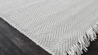 Dotts Rugs Handwoven Flatweave Wool Rug 