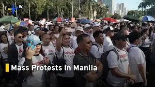 Thousands in Manila Protest Gov't Corruption Following Deadly Typhoons｜TaiwanPlus News