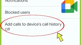Google Meet | Add calls to device's call history off