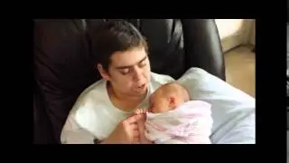 Cassie singing to her niece Charlotte Kay