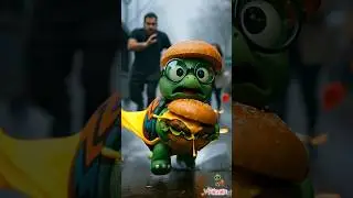 Temtem Steals a Big Burger 🐢🍔