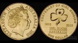 Discovering The 2010 Australian Girl Guides Commemorative $1 Coin #girlguiding #guide #australia
