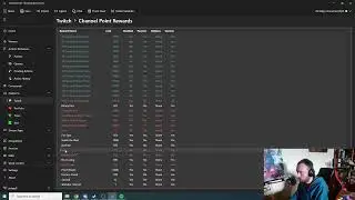 Streamer bot #5 Updating Reward Costs