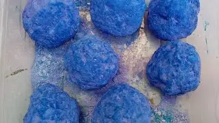 Sped Up |Part 2/3 Tutorial |Making HandMade Gym Chalk Balls for #nomoldnovember by @GlitterHandsASMR