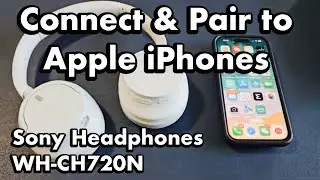 Наушники Sony WH-CH720N: как подключиться и выполнить сопряжение с iPhone (через Bluetooth)
