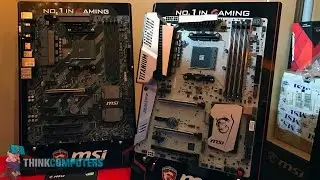 MSI Shows Off 2 AM4 Motherboards Ready For Ryzen