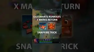 Snapfire Outsmarts Kunkka's X Marks Return! #Dota2 #Snapfire