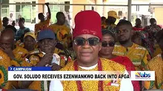 Gov Soludo Receives Ezenwankwo Back Into APGA
