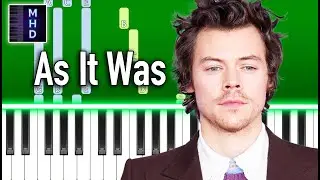 Harry Styles - As It Was - Piano Tutorial