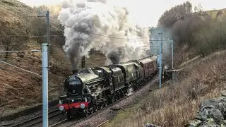 The Unlikely Duo ! Leander & Tangmere On The Winter Cumbrian Mountain Express