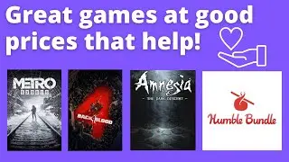 Awesome Humble game bundle for your soon to be Steam Deck... w/guest Loki the dog
