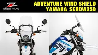 ZETA ADVENTURE WIND SHIELD YAMAHA SEROW250
