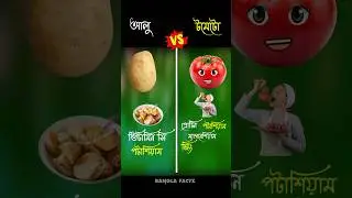 আলু v/s টমেটো ❓| Potato 🆚 Tomato 🤜🏻💥🤛🏻 #shorts
