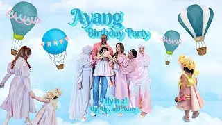 It's so much fun to have a birthday party like a wedding! Amateur vlog