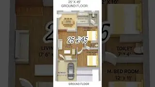 #repost 25x45 Home plan | 25by45 House plan | 25into45 Ghar ka naksha #houseplanning #Floorplan