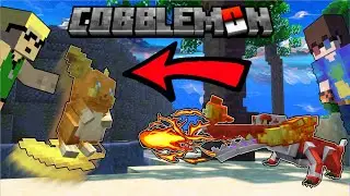 The Electric Gym Battle! Cobblemon Minecraft Pixelmon