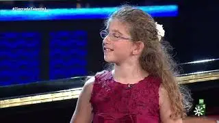 Carla Román en el programa tierra de talento de Canal Sur ( programa 1)