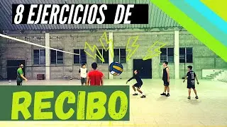 8 Ejercicios de RECEPCIÓN para VOLEIBOL nivel INTERMEDIO
