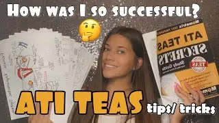 ATI TEAS- tips and tricks: how to be SUCCESSFUL!!🤔 +notes to use