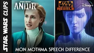 Mon Mothma's Speech, Andor S2 vs Rebels | Star Wars Clips