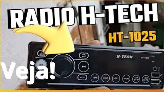 R&aacute;dio Automotivo H-TECH HT-1025 unbox review,Vale a Pena ?