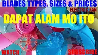 Electric fan blades types,sizes,& prices. #JessRepairTV Trending.