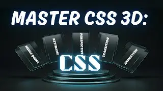 Master CSS 3D: Transform, Perspective & Transition Tutorial | The Animation Coder
