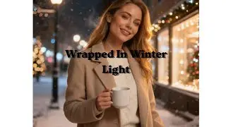 Tasha B - Wrapped in Winter Light ❄️| Cozy Christmas Indie Pop Song (Lyric Video)