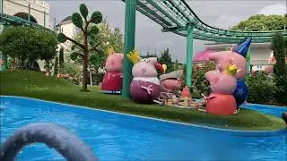 Peppa Pig World In The Rain - Virtual Walk - Paultons Park - September 2022 | kittikoko #peppapig
